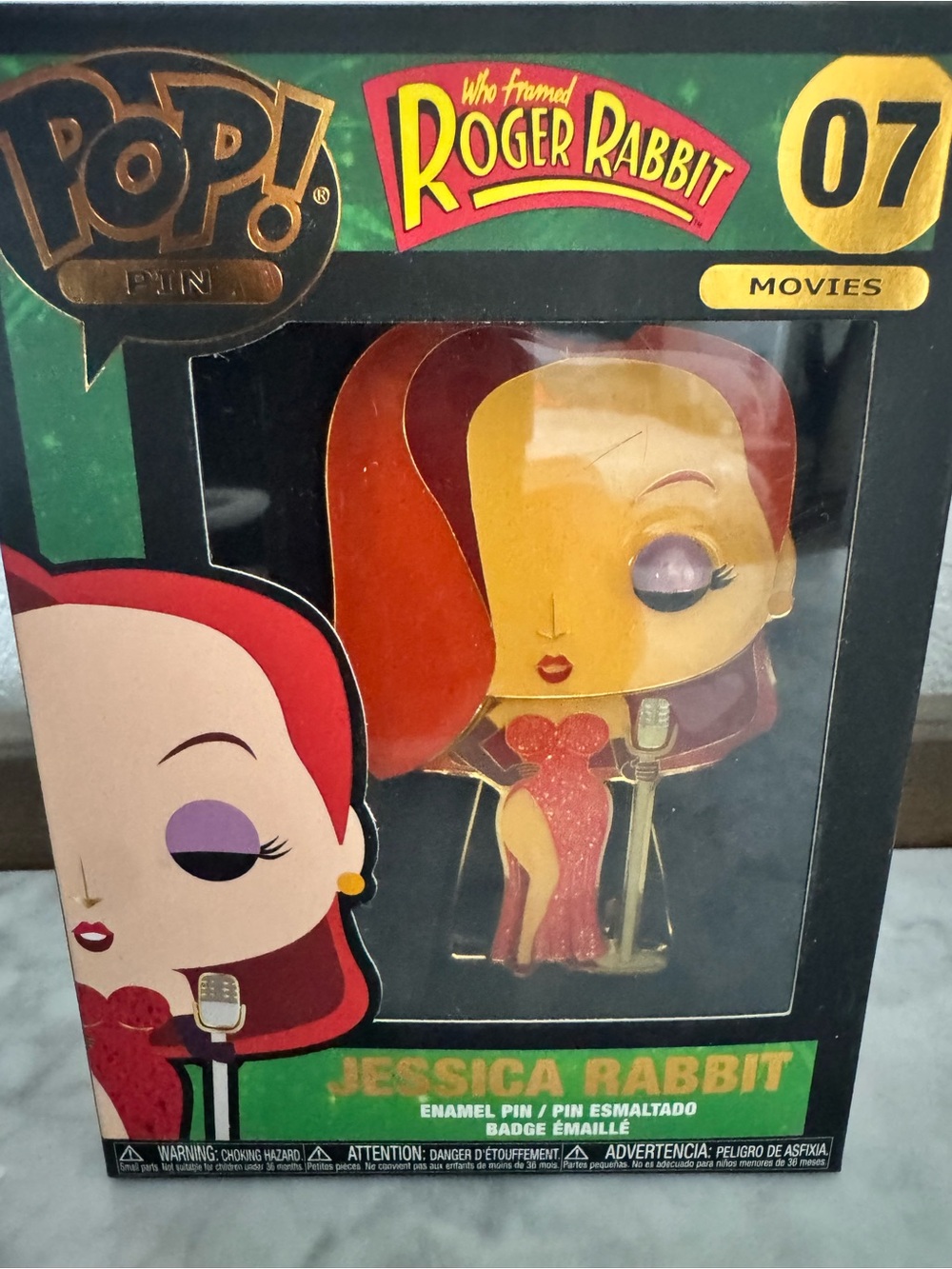 Funko Pop! Pin Jessica Rabbit Enamel - Picture 2 of 4
